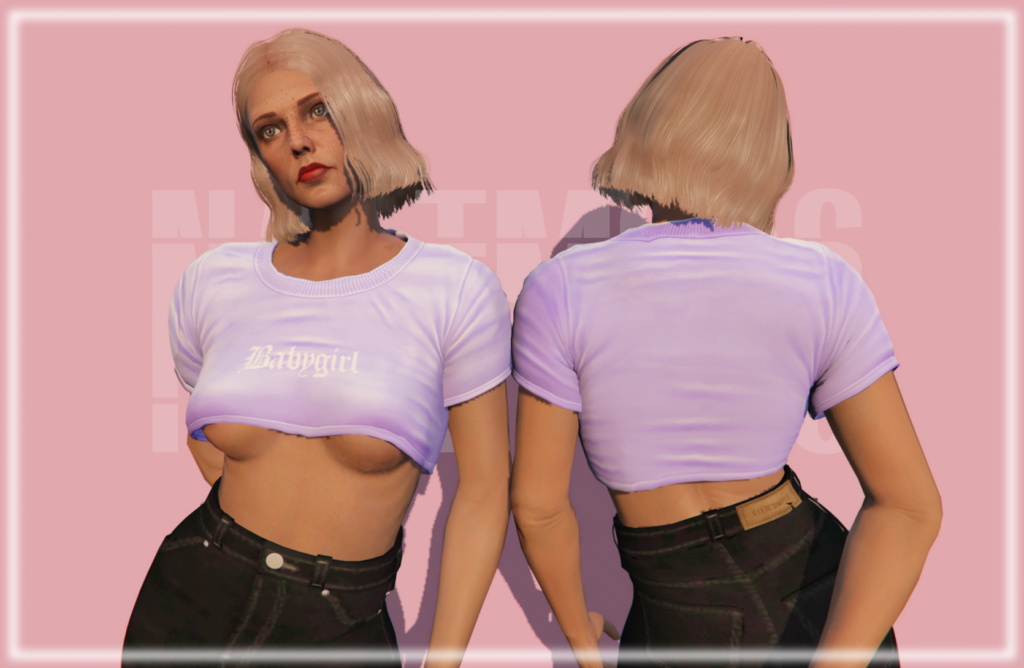 Babygirl Crop top for MP Female V1.0