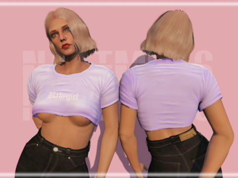 Babygirl Crop top for MP Female V1.0