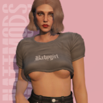 Babygirl Crop top for MP Female 1.03