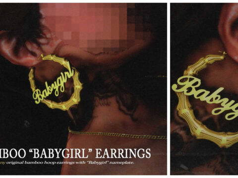 Bamboo earrings for MP female