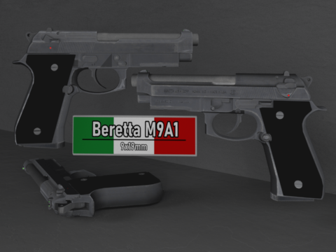 Beretta M9A1 [Animated] V1.0