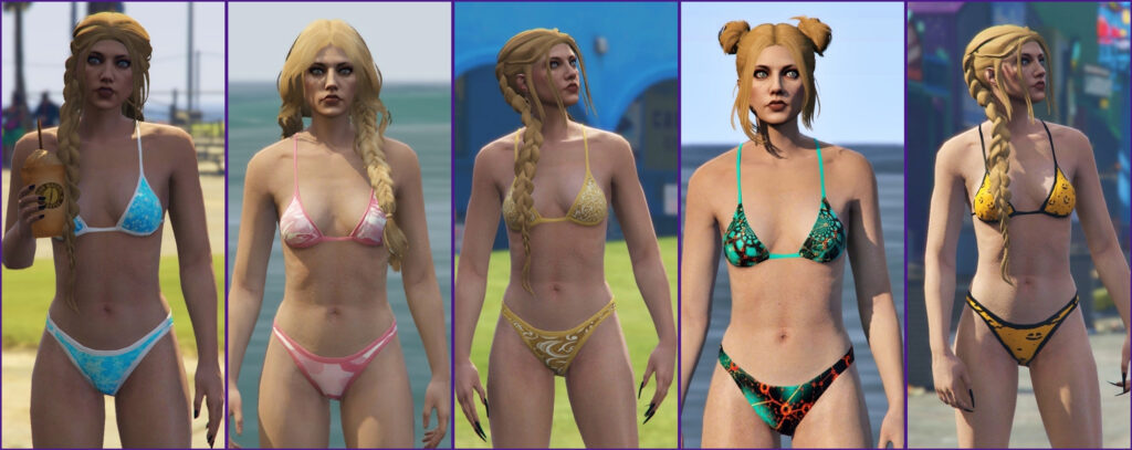 Bikini Textures - MP FEMALE 1.0