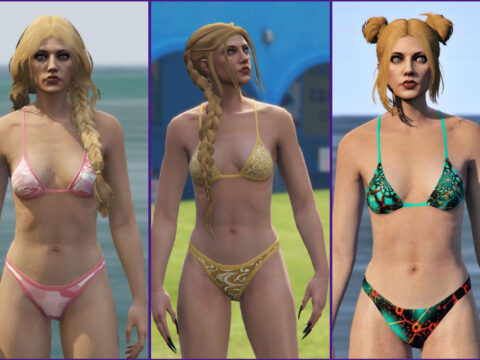 Bikini Textures - MP FEMALE 1.0