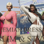 Bohemian Dress Set For MPFemale (Slim Body and STV2) V1.0 Bohemian Dress Set For MPFemale (Slim Body and STV2) V1.0