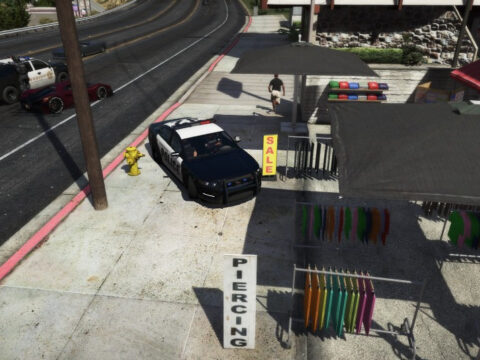 Brakeless Police Vehicle