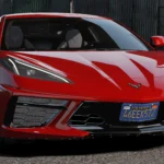 Chevrolet Corvette Convertible 2020 [Animate roof I add-on] V1.0a