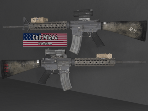 Colt M16A4 [Animated]