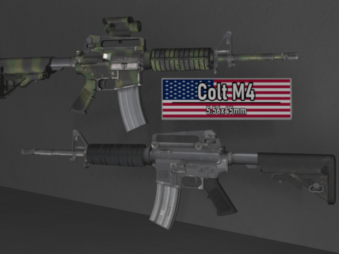 Colt M4 [Animated]