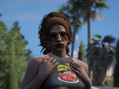 Curly Pony Tail V1.0 [SP/MP]