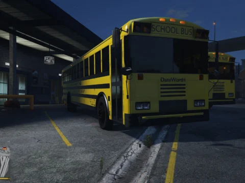 Dansworth D2500 (Type-D) Rear Engine SchoolBus [NO ELS] ADDON V1.0