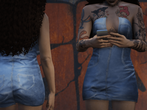Demin Dress