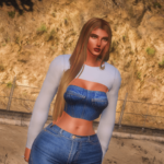 Denim Top