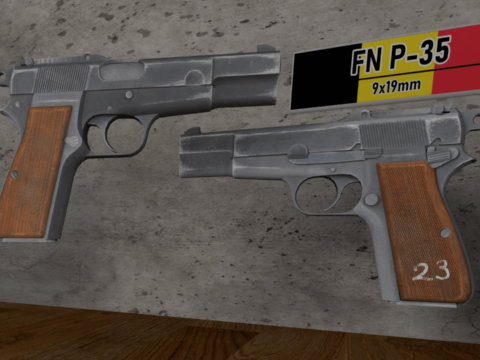 FN P-35 [Animated]