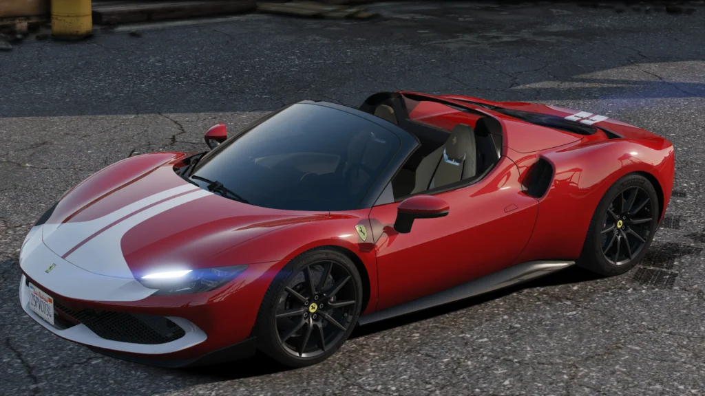 Ferrari 296GTS 2023 [ANIMATE ROOF I ADD-ON]