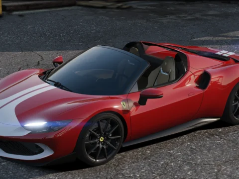 Ferrari 296GTS 2023 [ANIMATE ROOF I ADD-ON]