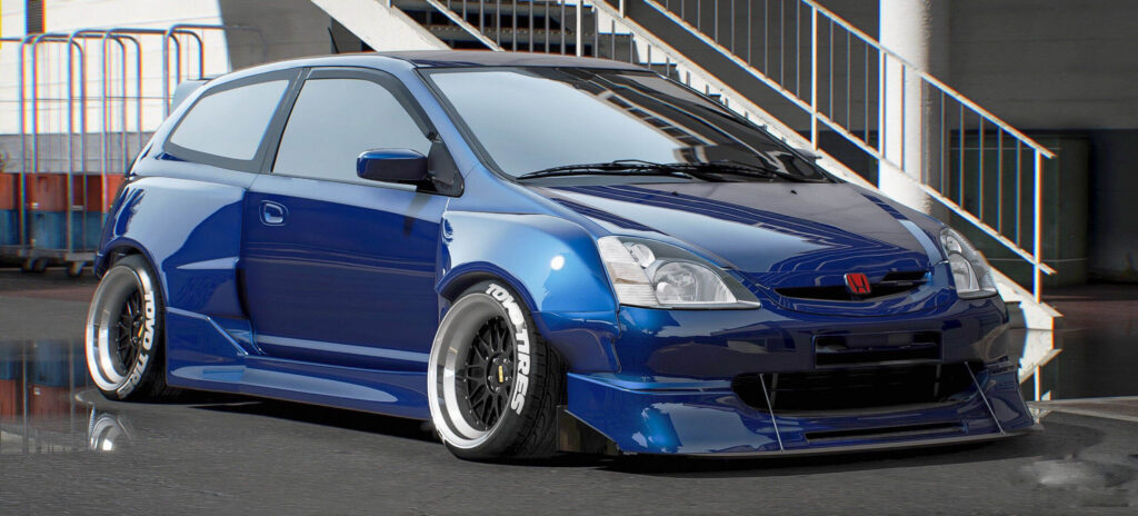 Honda Civic EP3 Widebody Kit