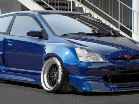 Honda Civic EP3 Widebody Kit