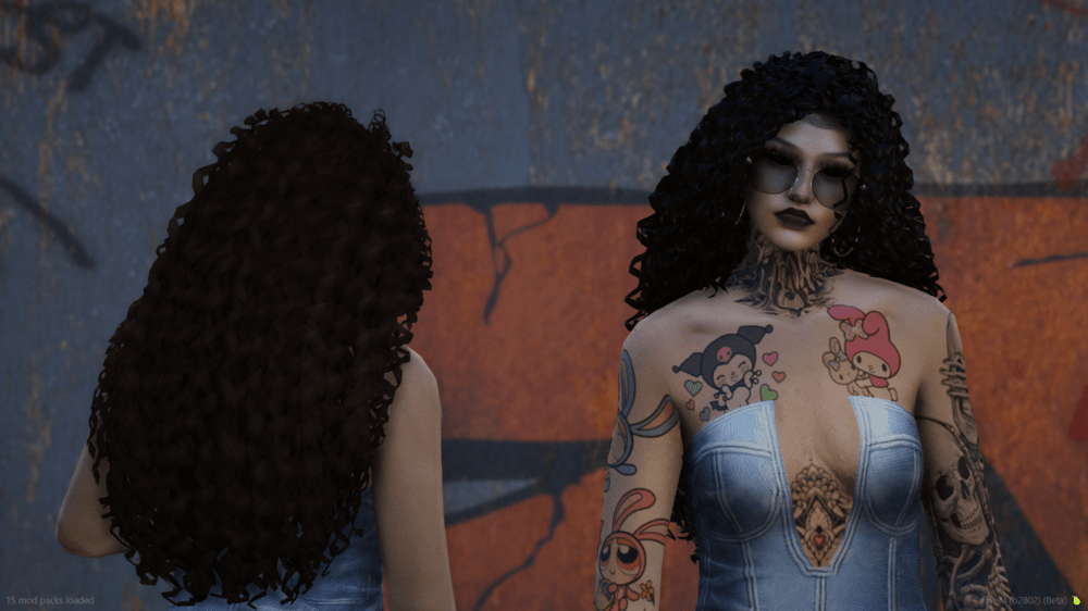 Long Curly Hair