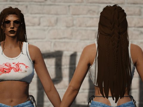 Long Hair with Braid