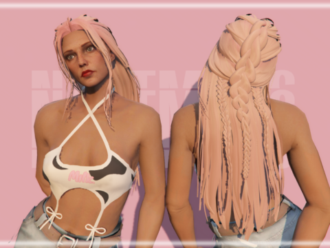 Long braid hairstyle for MP Female 1.0