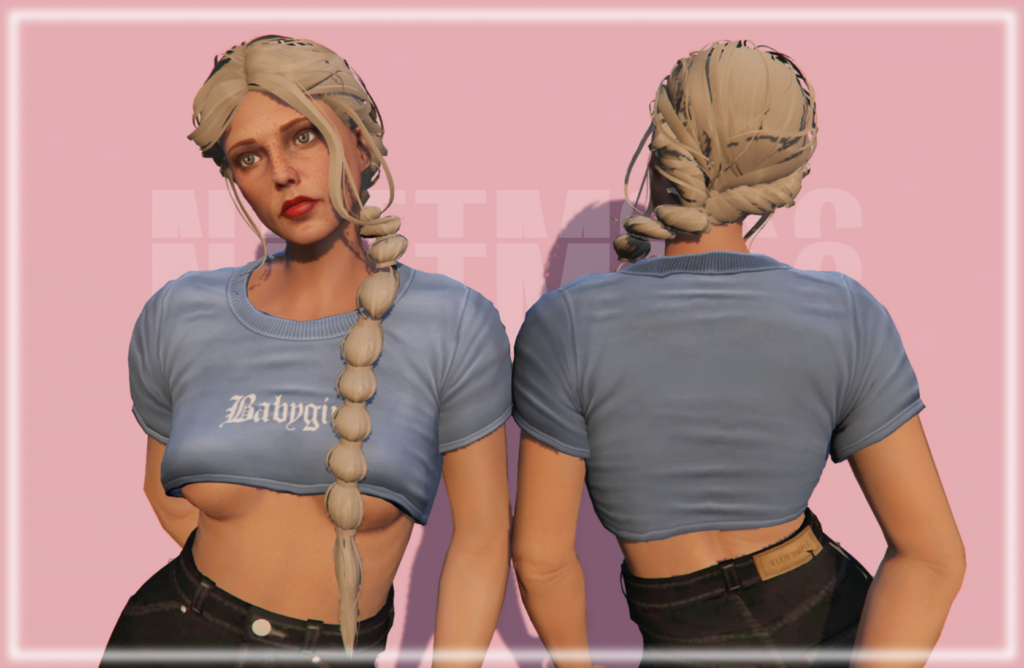 Long braided hair for MP Female