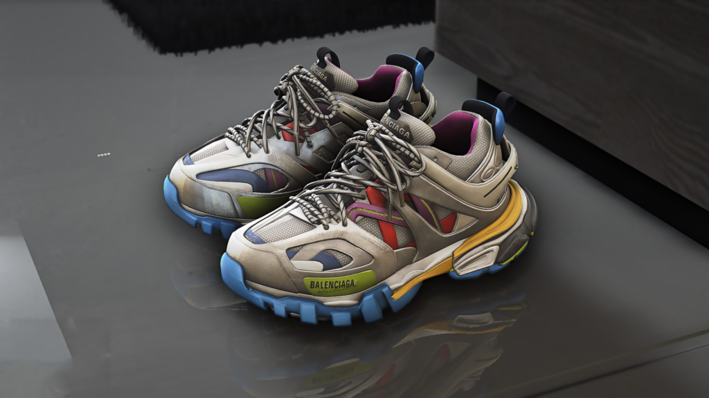 New Balenciaga Track Runners retextures 1.0