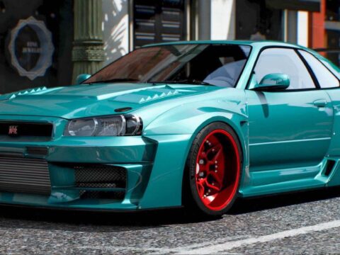 Nissan R34 Hugo Silvia