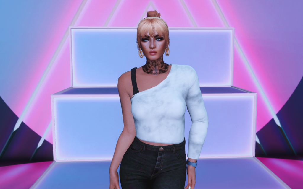 One shoulder top for MP Female
