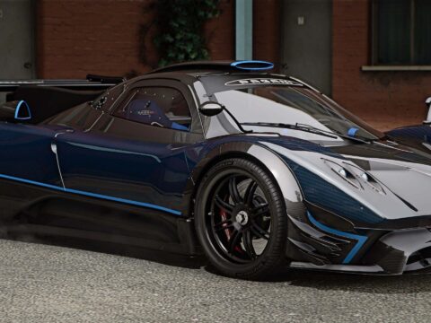 Pagani Zonda Revo Blue Carbon