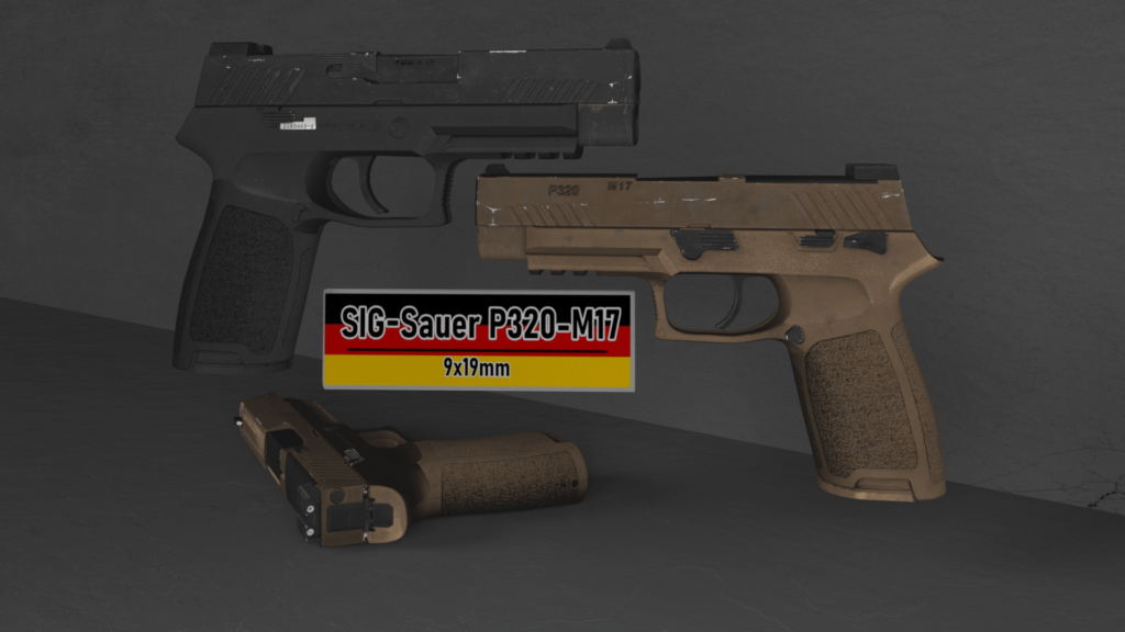 SIG-Sauer P320-M17 [Animated]