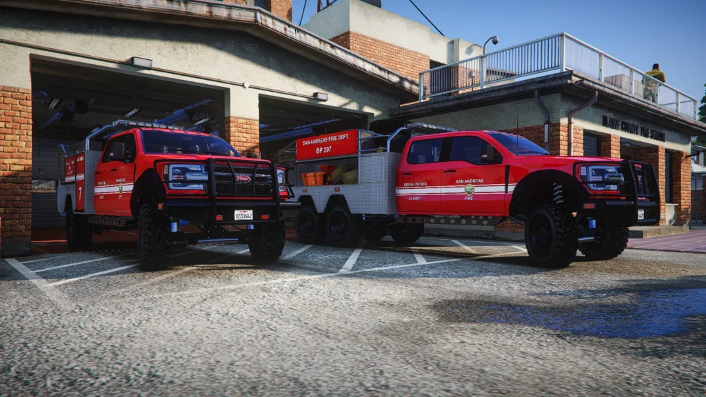 Sandstorm D205 Brush Trucks 4x4/6x6 [Add-On | Sounds] V1.1