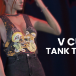 V Cut Tank Top for MP Female 1.0