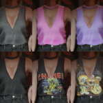 V Cut Tank Top for MP Female 1.052