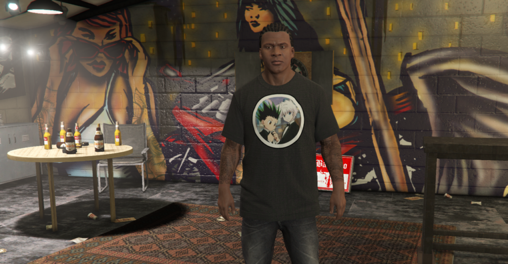 hunterxhunter tshirt for franklin 1.0