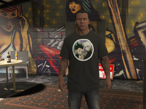 hunterxhunter tshirt for franklin 1.0