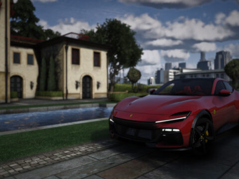 2023 Ferrari Purosangue [Add-On | LODs | FiveM] V1.0
