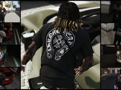 Chrome Hearts Loose shirt Pack For Franklin