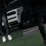 Chrome Hearts Sagged Jeans For Franklin & Mp male 1.0