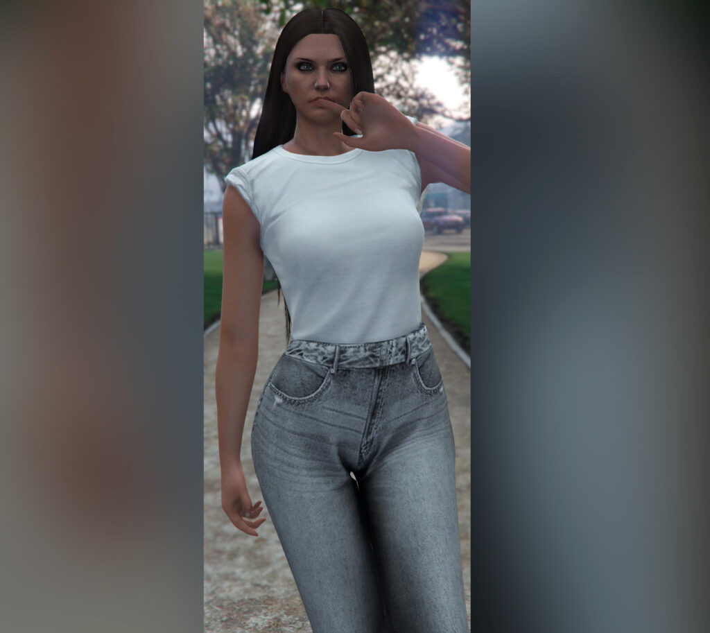 Denim jeans for MP Female 1.0