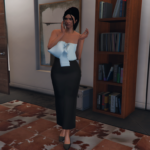 Dress with a bow MP Female 1.04
