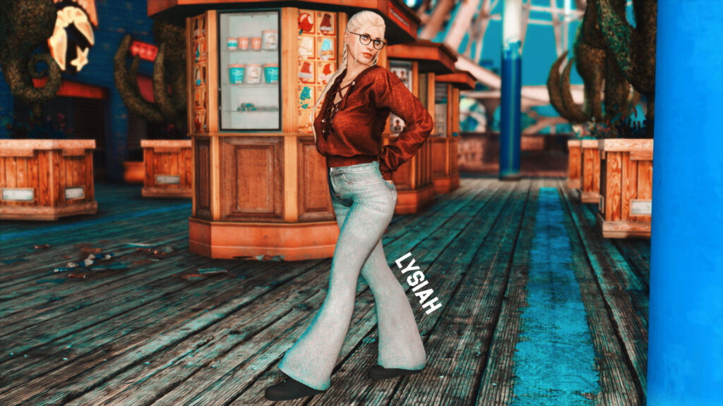 Flared Jeans for MP Female 1.0