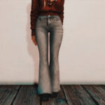 Flared Jeans for MP Female 1.06