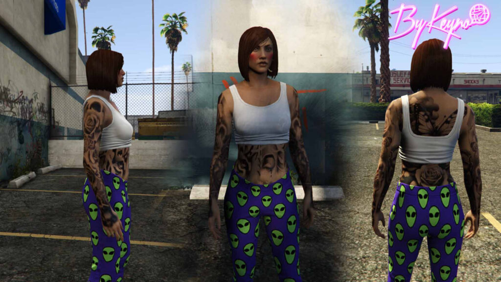 Flowers Body Tattoo for MP Female 1.0