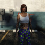 Flowers Body Tattoo for MP Female 1.02