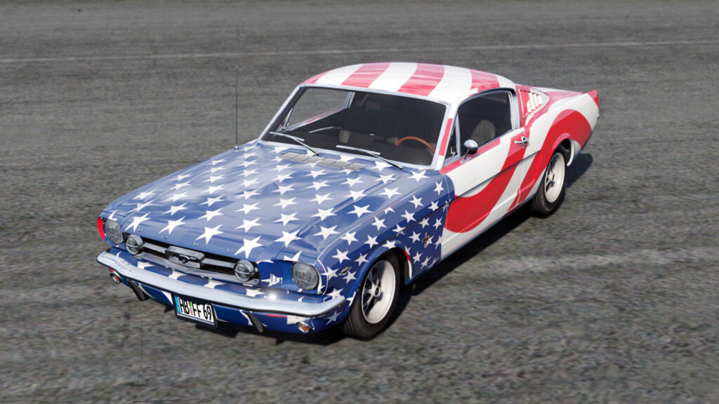 Ford Mustang Fastback Stars and Stripes