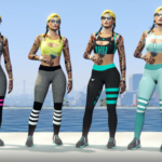 Gymnastic High Waisted Leggings Outfit Full Body Mod Mp Female2