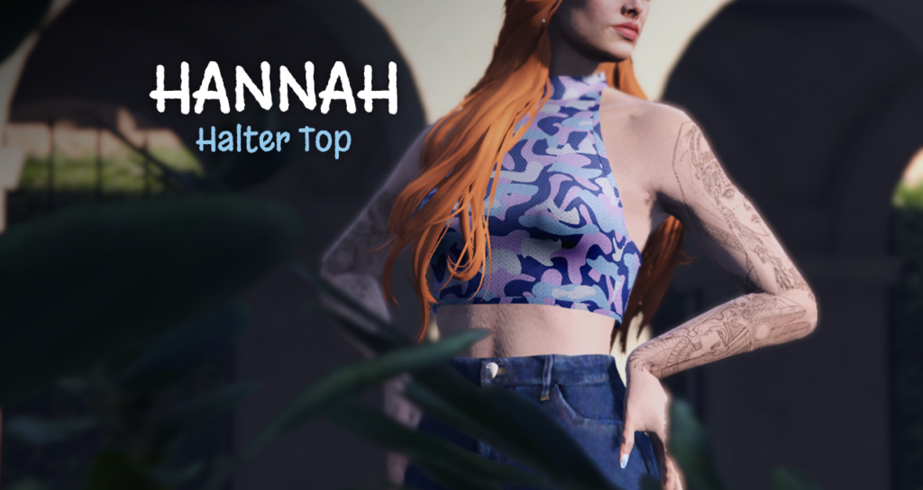 Hannah Halter Top for MP Female 1.0