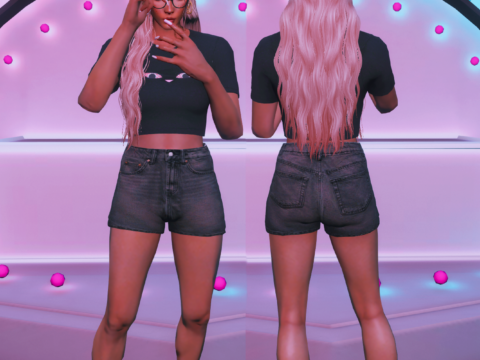 Jeans shorts for MP Female
