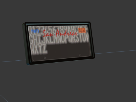 License Plate Flip Animation 1.0