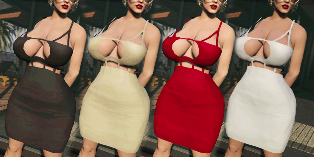 Long Tight Dress (SLIM & STV2) V1.0 Addon